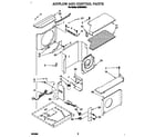 Whirlpool ACM184XA1 airflow and control diagram