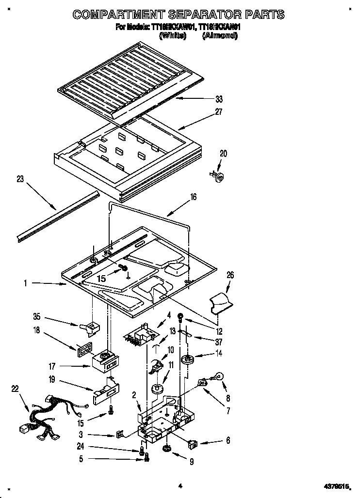 Compartment separator