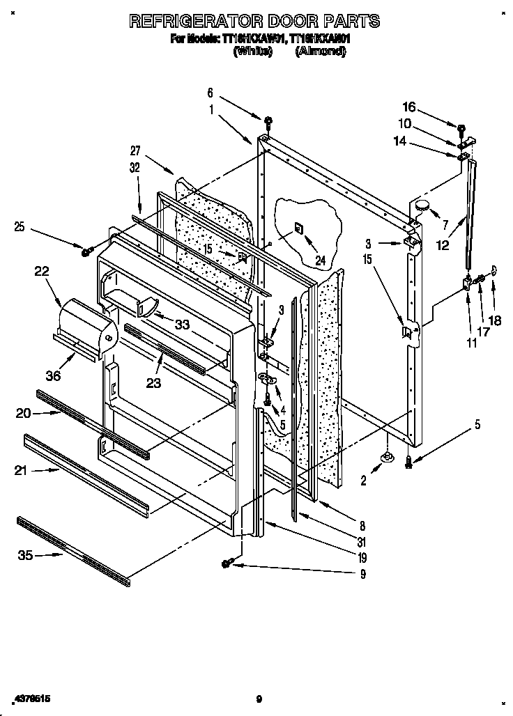 Refrigerator door