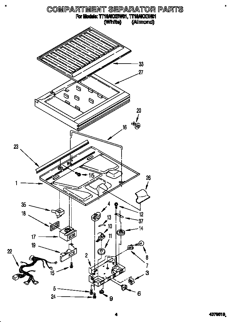 Compartment separator