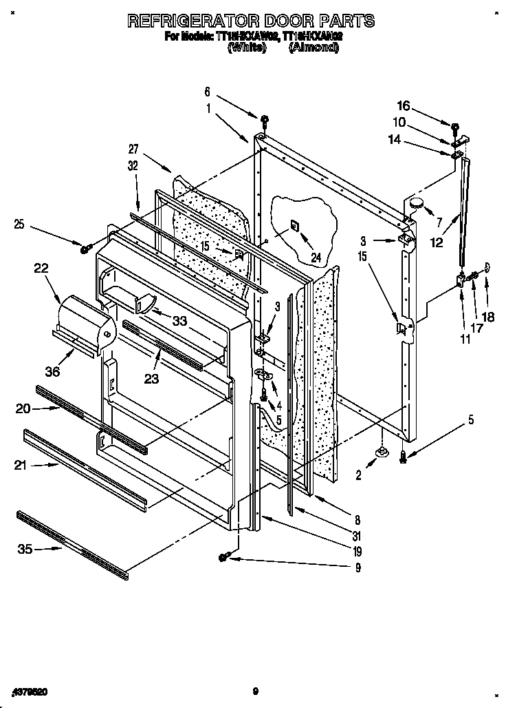 Refrigerator door