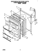 Refrigerator door