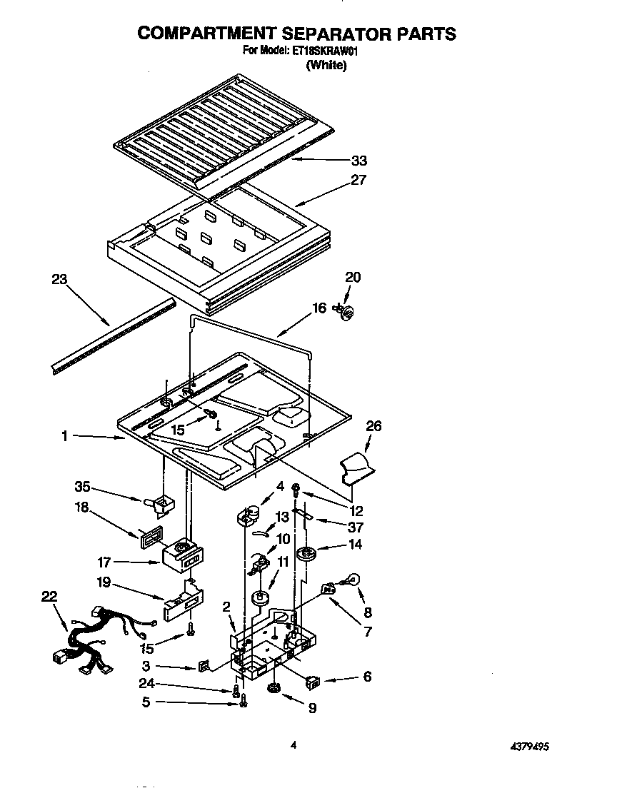 Compartment separator