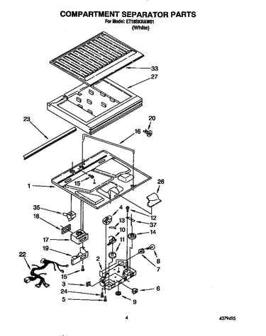 Compartment separator