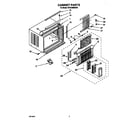 Whirlpool BHAC0830AS0 cabinet diagram