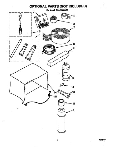 Optional parts (not included)