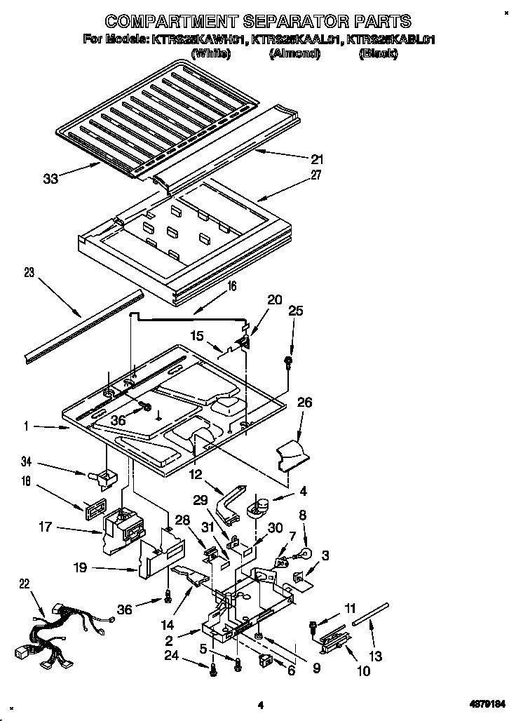 Compartment separator