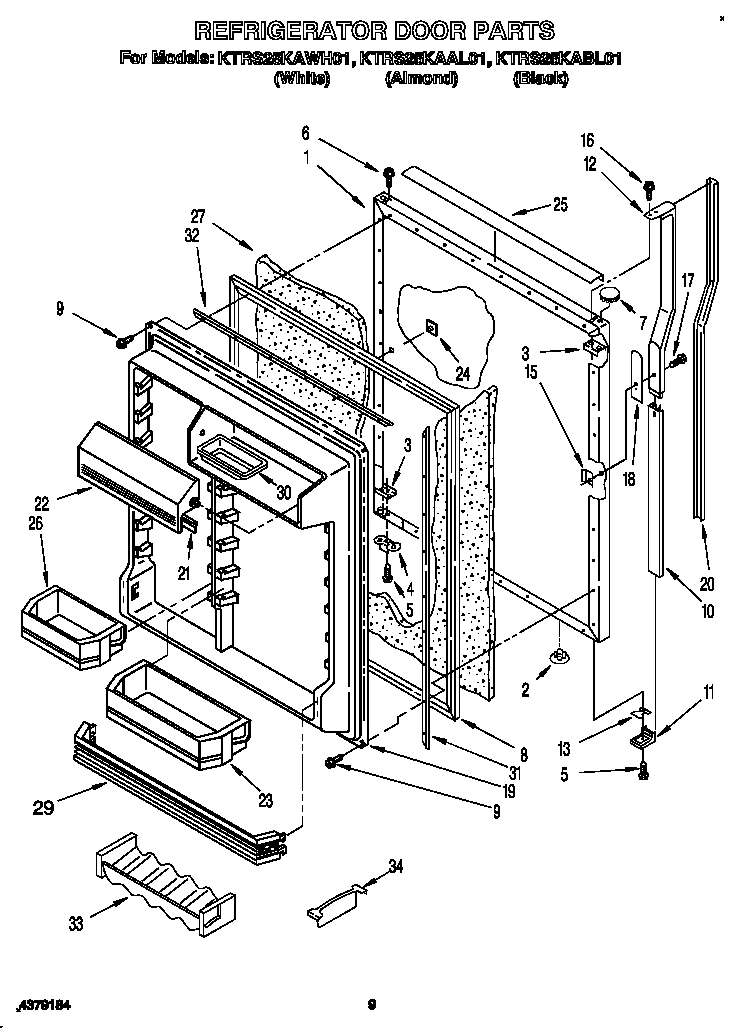 Refrigerator door