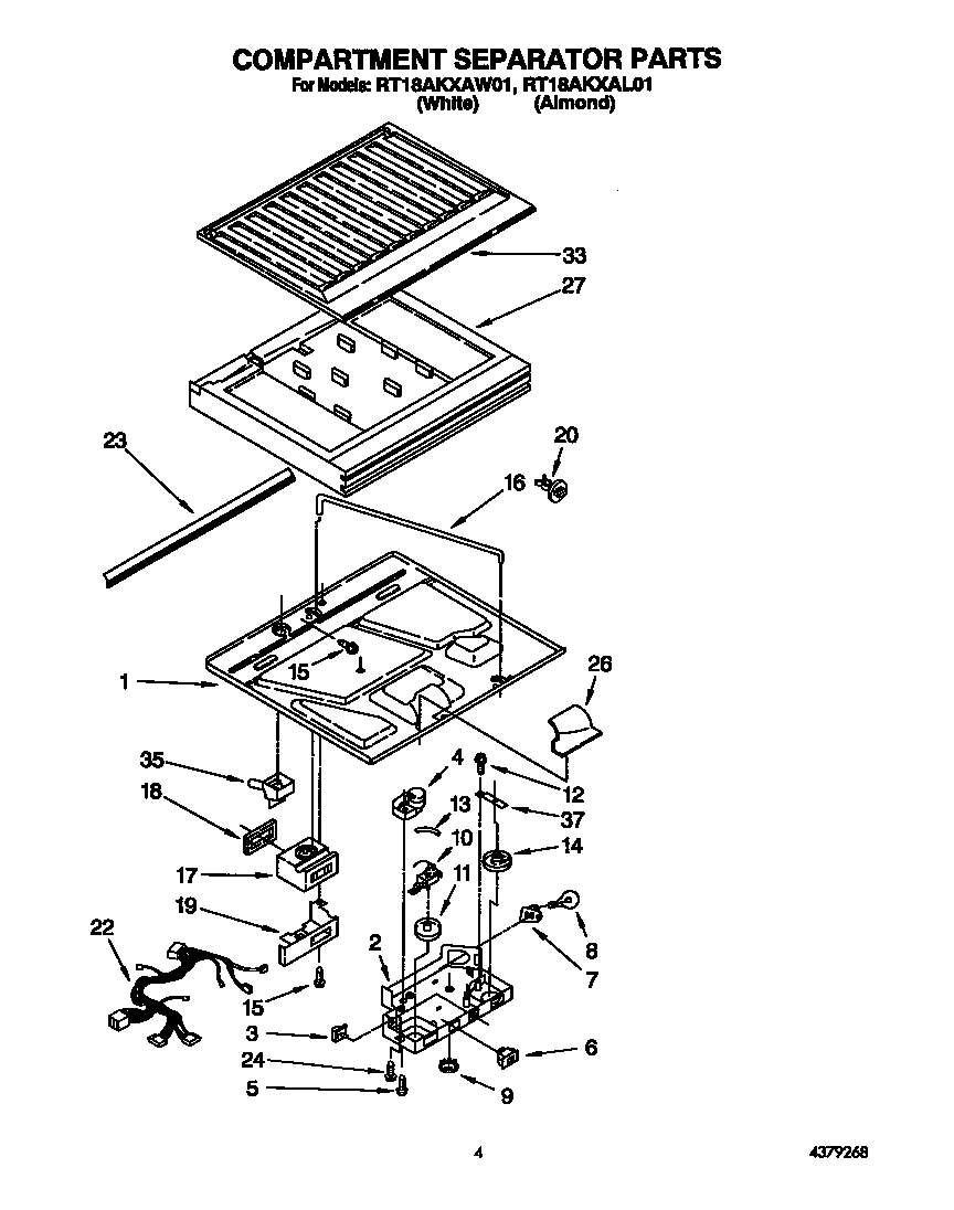 Compartment separator