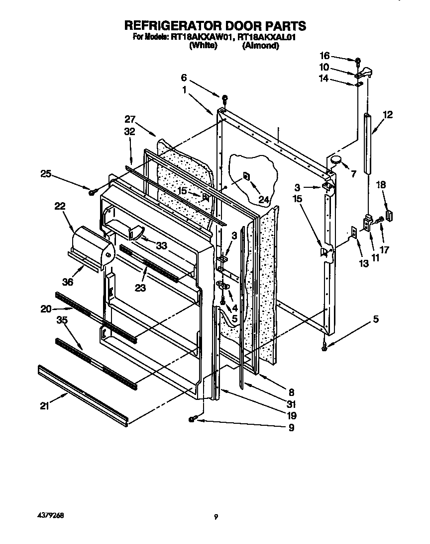 Refrigerator door
