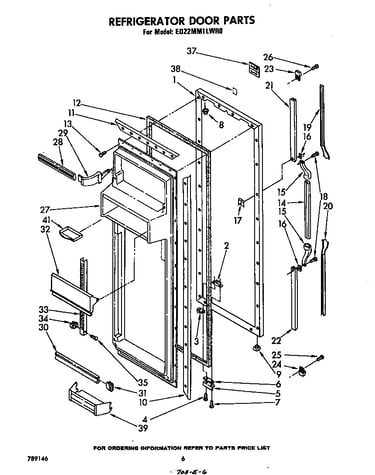 Refrigerator door
