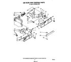 Whirlpool ED22MM1LWR0 air flow and control diagram