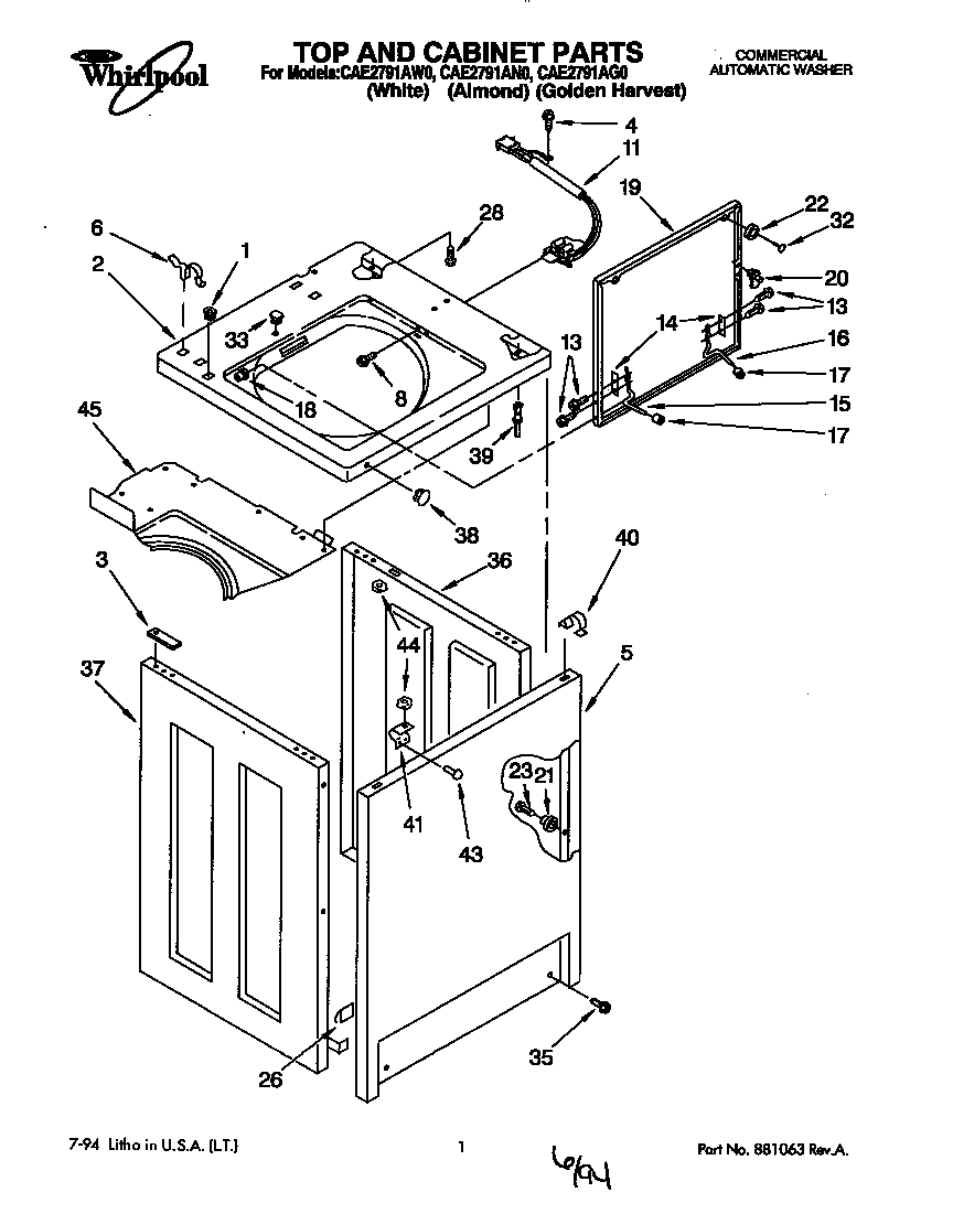 TOP AND CABINET