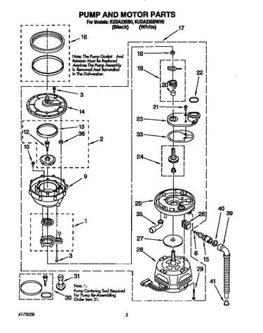 Pump and motor