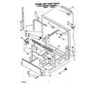 KitchenAid KUDA23SBWH0 frame and tank diagram