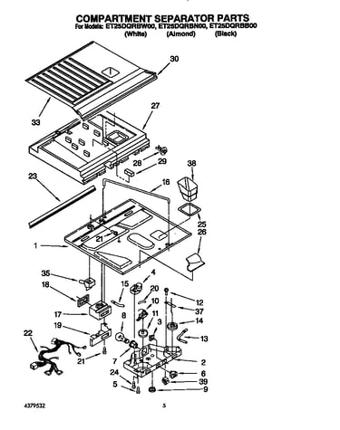 Compartment separator
