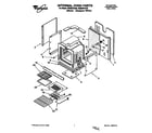 Whirlpool RB262PXAQ2 internal oven diagram