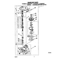 Whirlpool LLT8233AQ1 gearcase diagram