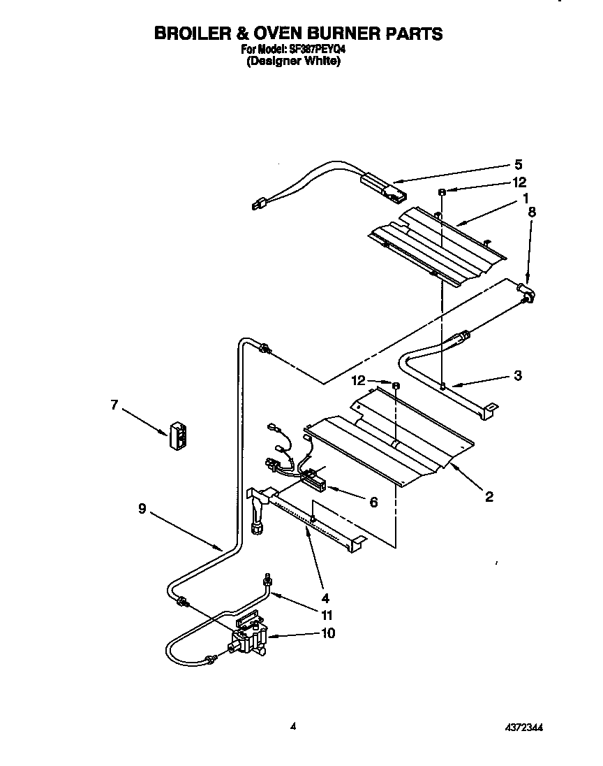 Broiler & oven burner
