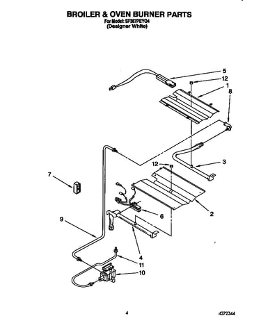 Broiler & oven burner