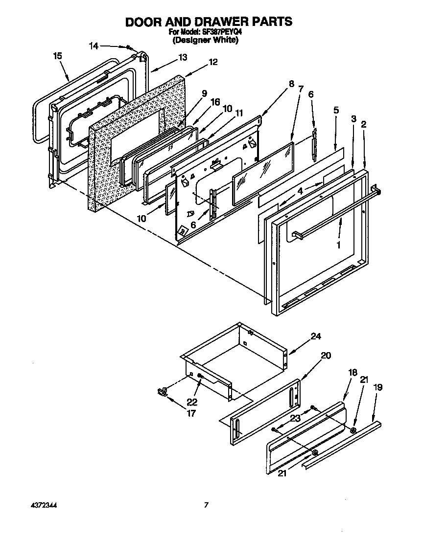 Door and drawer