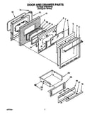Door and drawer