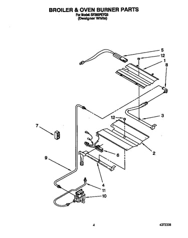 Broiler & oven burner