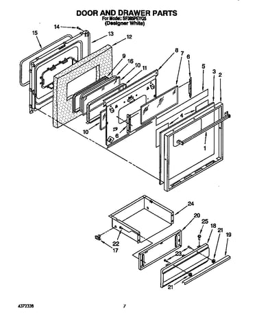 Door and drawer