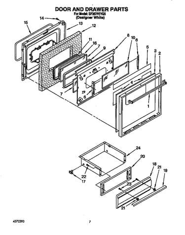 Door and drawer