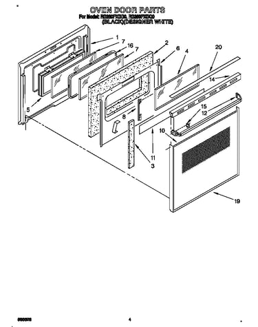 Oven door