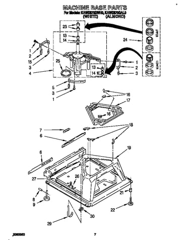 Machine base