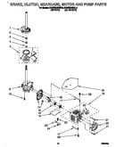 Brake, clutch, gearcase, motor and pump