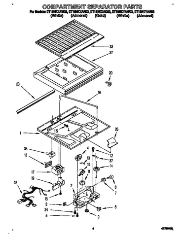 Compartment separator