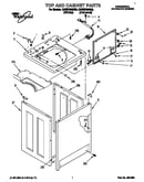 Top and cabinet