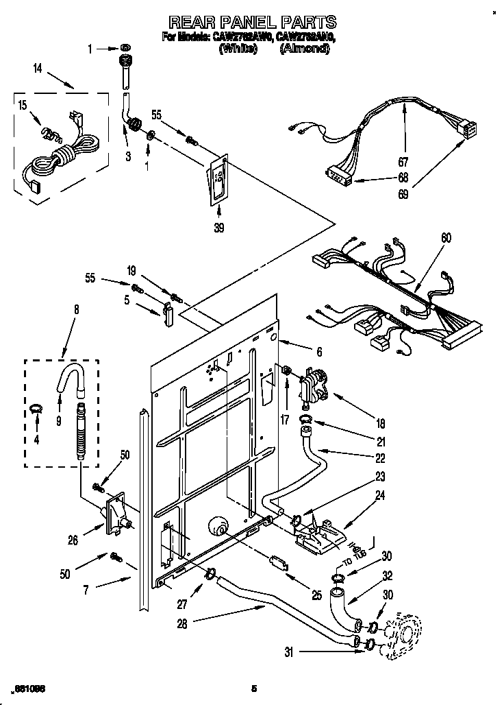 Rear panel