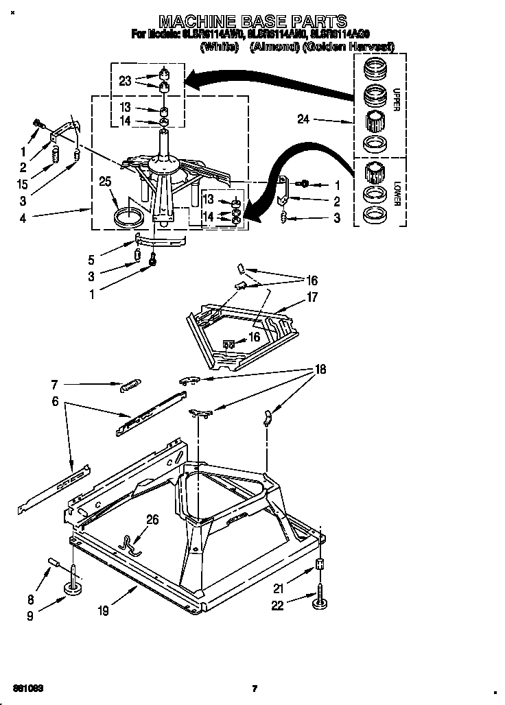 Machine base