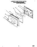 Lower oven door