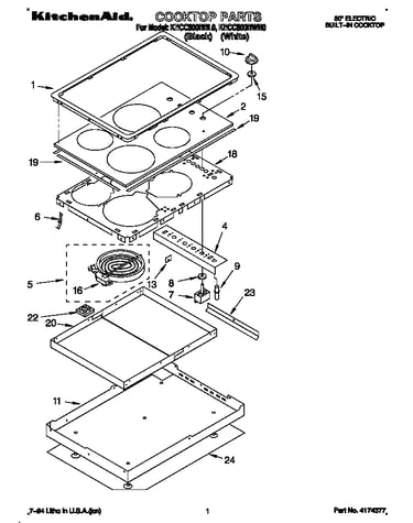 Cooktop parts