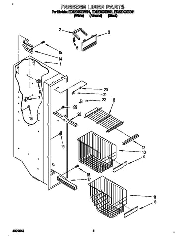 Freezer liner