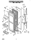 Refrigerator door
