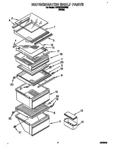 Refrigerator shelf