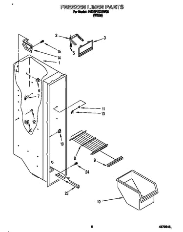 Freezer liner