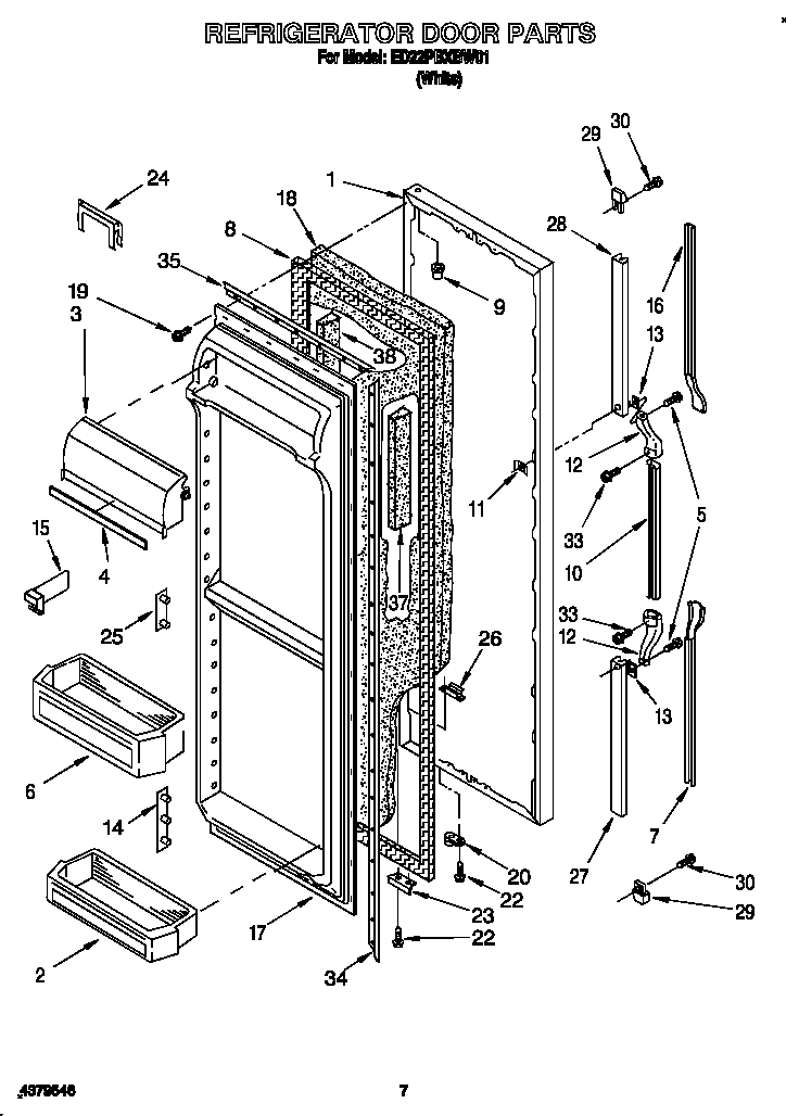 REFRIGERATOR DOOR