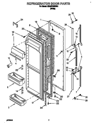 Refrigerator door