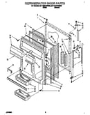 Refrigerator door