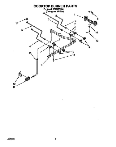Cooktop burner