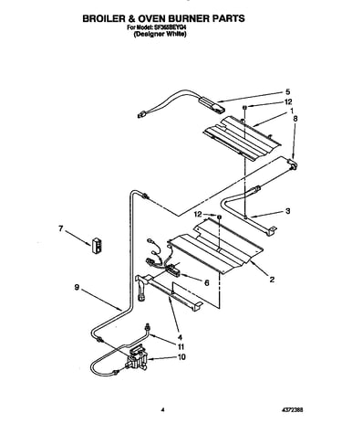 Broiler & oven burner