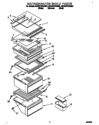 Refrigerator shelf