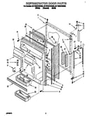 Refrigerator door