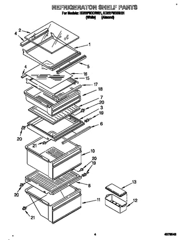 Refrigerator shelf